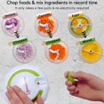 thumbnail image 3 of Picadora manual de alimentos Brieftons QuickPull de 1 litro para salsa y ensalada, 3 of 9