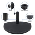 thumbnail image 6 of Half Round Patio Market Umbrella Base, Heavy-Duty Free Standing Resin Umbrella Stand, 33lb, 6 of 6
