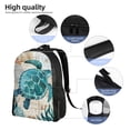 thumbnail image 5 of Cauagu Watercolor Sea Turtle Print Backpacks,Travel Daypack Casual Laptop Backpack Bookbag Fits 15 Inch Computer for Men Women, 5 of 8