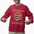 thumbnail image 2 of Christmas Sweatshirt, Capybara Stack Ugly Christmas Sweatshirt, Cute Animal Holiday Jumper, Unique Capybara Lover Gift for Men & Women, 2 of 5