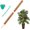 34 inches, variant on Moss Pole - 20 Inch Coir Totem for Monstera Climbing Indoor Creepers Plant Support Extension (2 Pieces, 12 Inch Each)
