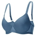 thumbnail image 3 of Women's Thin Seamless Vest Soft Support Large Chest Small Half Fixed Cup Breathable Bra Backless Bra for Women Pack of Bras Sports Bras for Women One Shoulder Women Bra Strapless Bra Strapless for, 3 of 3