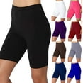thumbnail image 3 of Gubotare High Waisted Shorts Women's Three Part Leggings, Sports Shorts(Coffee,3XL), 3 of 4