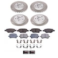 thumbnail image 2 of PowerStop Front and Rear Semi-Coated Rotor and Low-Dust Ceramic Brake Pad Kit SC2731, 2 of 3