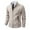 White, variant on Aimik Mens Zipper Jackets Long Sleeve Hoodless Casual Outwear Coats
