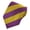Gold Purple, variant on Boys' Prep 1-Inch College Stripe Woven Regular Self-Tie Neck Tie - Orange White