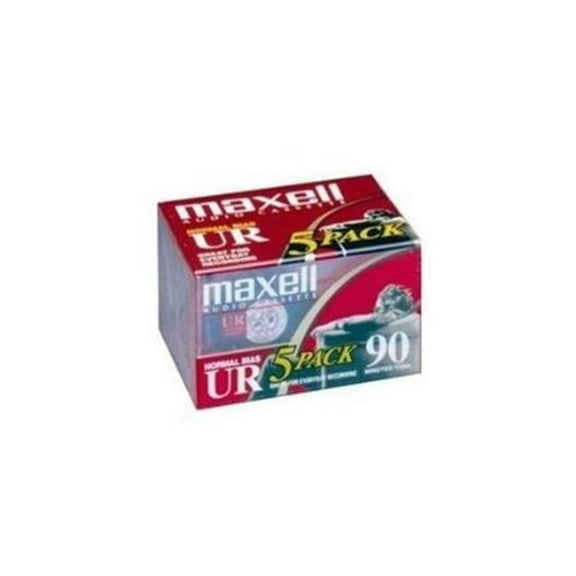 MAXELL  Audio, Cassette, 90 minute, 5pk, brick packs