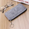 thumbnail image 3 of EeaseMX 1 funda de fieltro para guardar gafas, bolsa de viaje para gafas de sol, bolsa portátil para gafas de lectura, soporte para bolígrafos y accesorios (color aleatorio)., 3 of 7
