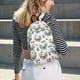 thumbnail image 5 of Disketp Cute French Bulldog print Canvas Backpack Lightweight Travel Daypack Student Rucksack Laptop Backpack-Medium, 5 of 5