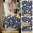 thumbnail image 5 of Pioneer Flower Floral Print Pattern Round Tablecloth 60 X 60 Inch, Wrinkle Resistant Wipeable Table Cloth for Kitchen Dining Picnic Patio Party, 5 of 6