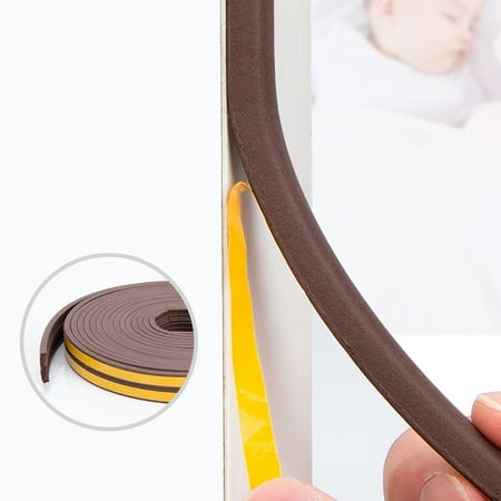 

GXSR 10m Windows Sealing Tape Closed Cell Foam Tape Adhesive Rubber Seal Strip