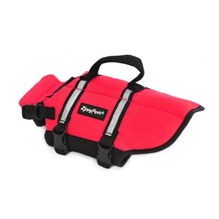 UPC: 0818786014988 | ZippyPaws 818786014988 Adventure Dog Life Jacket – Red – Small
