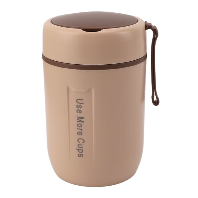 Tarro De Comida Aislado A Prueba De Fugas Sellado De Acero Inoxidable 304 Para Niños 600ml Para Taza De Desayuno Ligero Con Cubierta De Seguridad Cuchara