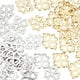 thumbnail image 1 of Conectores de acero inoxidable con dijes de trébol, dijes de trébol dorado de cuatro hojas, colgantes de la suerte para hacer pulseras, collares y joyas., 1 of 9