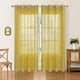 thumbnail image 4 of CaiYueKe Semi Sheer Curtains with Silver Embossed Pattern Modern Window Treatments for Living Room Bedroom Polyester Grommet Top Blackout Drapes Home Decor, 4 of 7
