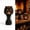 Black, variant on QLUEWX Halloween Glowing Woven Pumpkin Candle Holder, 7.8" Black Rattan Woven Pumpkin Tea Light Candle Holder with LED Candle, Fall Farmhouse Table Centerpieces for Thanksgiving Halloween Party