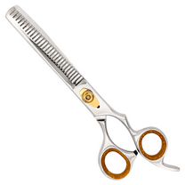 Hair Thinning & Cutting Scissors, 7 inch, Silver, Professional Japanese Stainless Steel Barber Thinning Shears, Razor Sharp Blades, Blunt Tips [Oceline(Xmedix)]