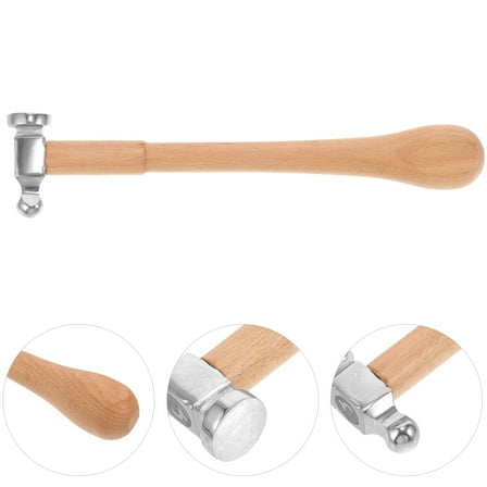 TAILTOSS Chasing Hammer Round Head Steel 1Pack 10.02X2.16X1.26in