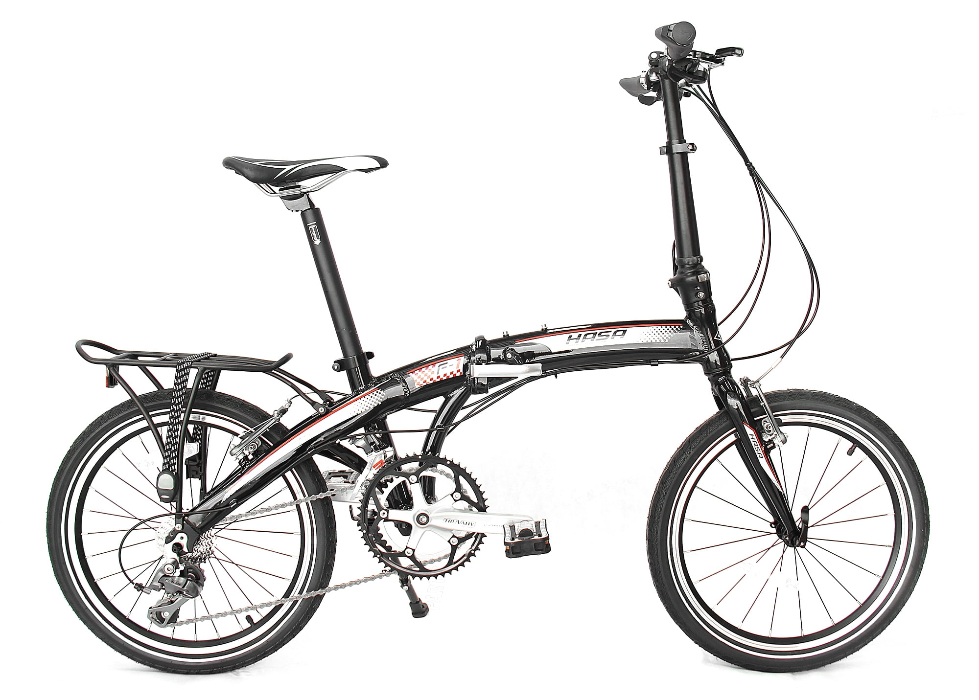 HASA Folding Bike with Shimano 16 Speed Black Tanzania Ubuy