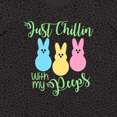 thumbnail image 4 of Inktastic Funny Easter Just Chillin' with My Peeps Women's Plus Size T-Shirt, 4 of 5