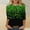 Multicolor, variant on FDGIU Women's St. Patrick's Day T-Shirt - Short Sleeve Crew Neck Shamrock Graphic Tee