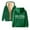 Green, variant on Women Jesus Hoodie Zip Up Lined Oversized Graphic Christian Faith Casual Fashion Outdoor Jacket with Pockets