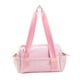 thumbnail image 2 of Bolsa de gimnasio, bolsa de viaje, moderna, con cierre de cremallera, resistente al agua, bolso de hombro Rosa, 2 of 8