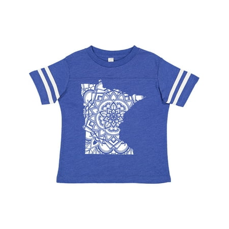 

Inktastic Minnesota Silhouette Mandala Gift Toddler Boy or Toddler Girl T-Shirt