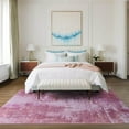 thumbnail image 2 of Lochas Fluffy Area Rug Modern Abstract Rugs Soft Carpet for Living Room Bedroom Home Decor,6'x9',Pink, 2 of 7