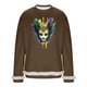 thumbnail image 3 of RKSTN Carnival Party Sweatshirts for Men Oversized Crew Neck Carnival Graphic Print Versatile Fleece Sweatshirt Mens Casual Round Neck Relaxed Fits Comfy Pullover Sweatshirt Top Fall Winter Clothes, 3 of 7