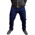 thumbnail image 1 of Pantalón De Hombre Azul Mezclilla Stretch Tallas Extras, 1 of 4