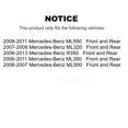 thumbnail image 2 of Kugel Front Rear Wheel Bearing Kit for Car Mercedes-Benz ML350 ML320 R350 ML550 ML500 - Left Right Side (Driver Passenger) K70-101728, 2 of 10
