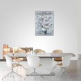 thumbnail image 4 of Wall Art White Flower Butterfly Wall Decor Rustic Floral Pictures Canvas Prints Motivational Framed Modern Artwork for Home Living Room Bedroom Bathroom 12"x16", 4 of 6