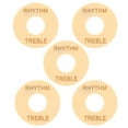 thumbnail image 1 of 5Pcs Guitar Switch Washer, Plastic Material Musical Instrument Accessories, Guitar For Home GN603 Gold Letter, 1 of 8