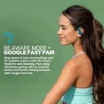 thumbnail image 3 of JLab Go Sport+ Wireless Workout Earbuds Featuring C3 Clear Calling, Secure Earhook Sport Design, 32+ Hour Bluetooth Playtime, and 3 EQ Sound Settings (Teal), 3 of 5
