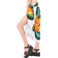 thumbnail image 2 of HAPPY BAY Women's Beachwear Summer Bikini Wraps Beach Wrap Sarong Coverups Skirt Swimsuit Swimwear Bathing Suit Swim Cover ups for Womens One Size Mustard, Flower, 2 of 4