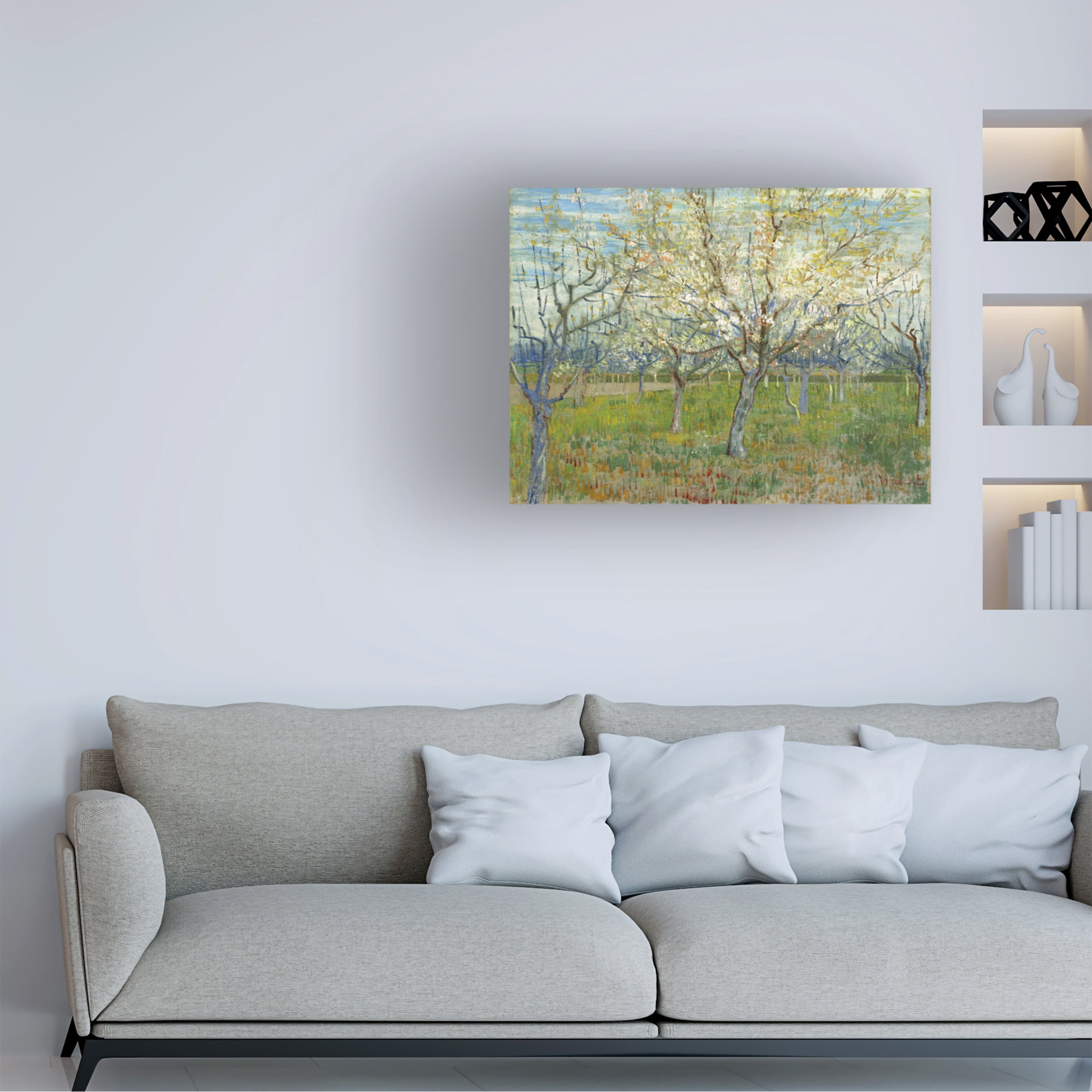 Van Gogh 'The Pink Orchard' Canvas Art