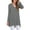 Grey, variant on Anygrew Women's Long Sleeve V Neck Shirts Casual Tunic Tops Blouse
