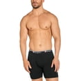 thumbnail image 2 of Champion Men’s Boxer Briefs – 5 Pack Cotton Flex Underwear, Longer Leg, Hidden Fly, Sizes S–2XL, 2 of 5
