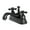 Matte Black, variant on Kingston Brass KS3600AX 4 in. Centerset Bathroom Faucet, Matte Black