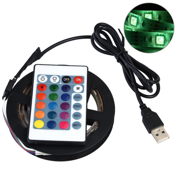 Luz LED flexible RGB, luz LED USB de 5 V CC, luz LED flexible, luz LED flexible para fondos de TV, tecnología innovadora
