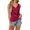 Red, variant on WNEGSTG Women's Elegant Satin Sleeveless Tank Tops Loose Fit V Neck Camisole Blouse Shirt Top Green
