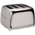 thumbnail image 4 of Smeg Grille-Pain Rétro des Années 50 Chrome 4x4, 4 of 5
