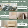 thumbnail image 4 of Shinco 120pt Energy Star Dehumidifier in White for  6000 sq ft - Portable, Automatic Defrost, Timer, 4 of 7