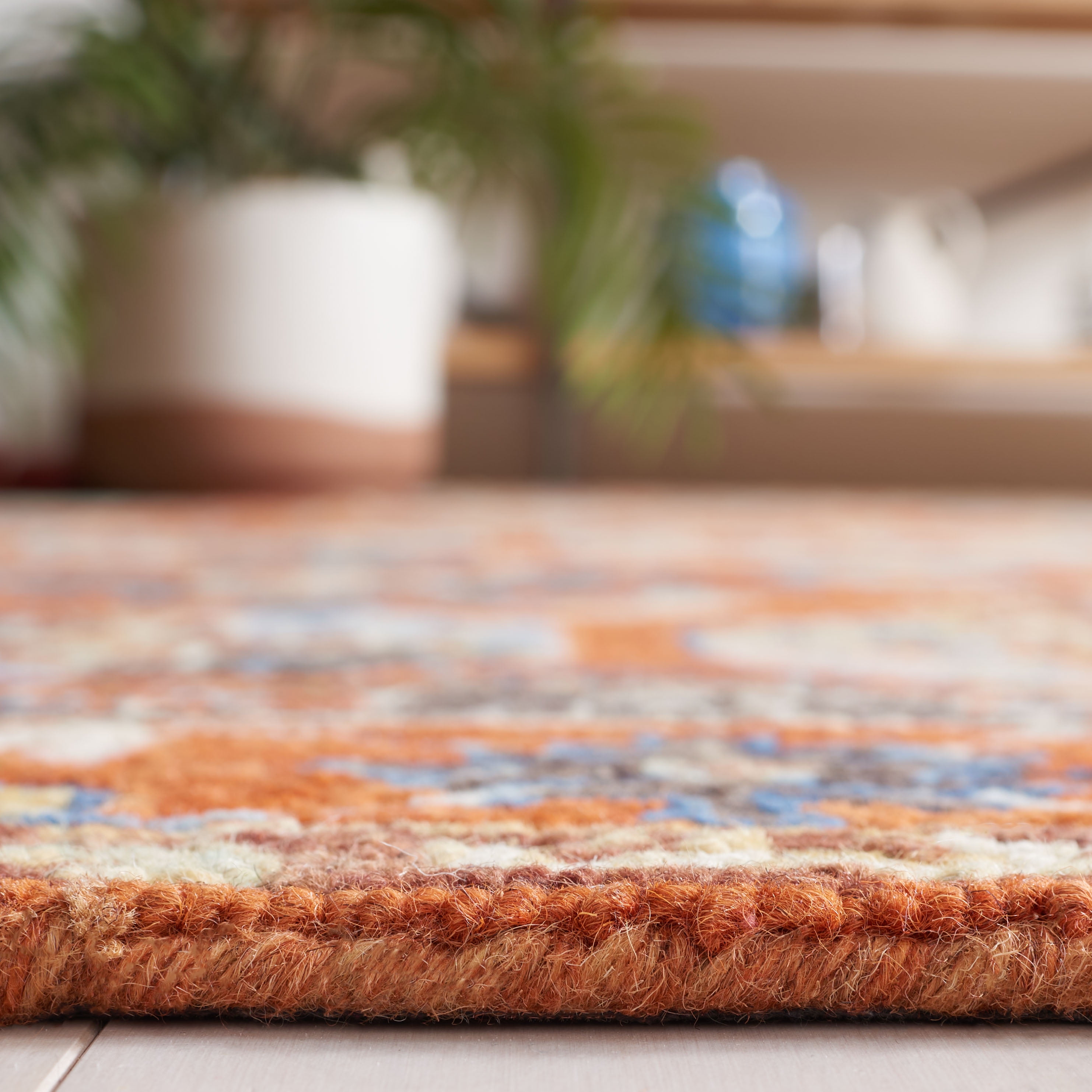 SAFAVIEH Aspen Joandra Oriental Area Rug, Rust/Ivory, 3' x 5'