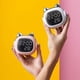 thumbnail image 4 of Reloj despertador inteligente moderno Pantal de temperatura de repetición led lámpara de noche de carga USB para niños de noche - bnco perfecl Reloj despertador inteligente, 4 of 8