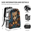 thumbnail image 4 of Sikiie Playful Leopard Art Clear Backpack, Transparent Bookbag for School for Women Men, Capacity Clear Bag for College, Travel, 4 of 7