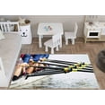 thumbnail image 3 of Water Sport Rug, Colorful Rug, Boy Room Rug, Luxury Rugs, Outdoor Rug, Sport Rugs, Canoeing Rug, Housewarming Gift Rug, Wedding Rugs, 2.6'x5' - 80x150 cm, 3 of 8
