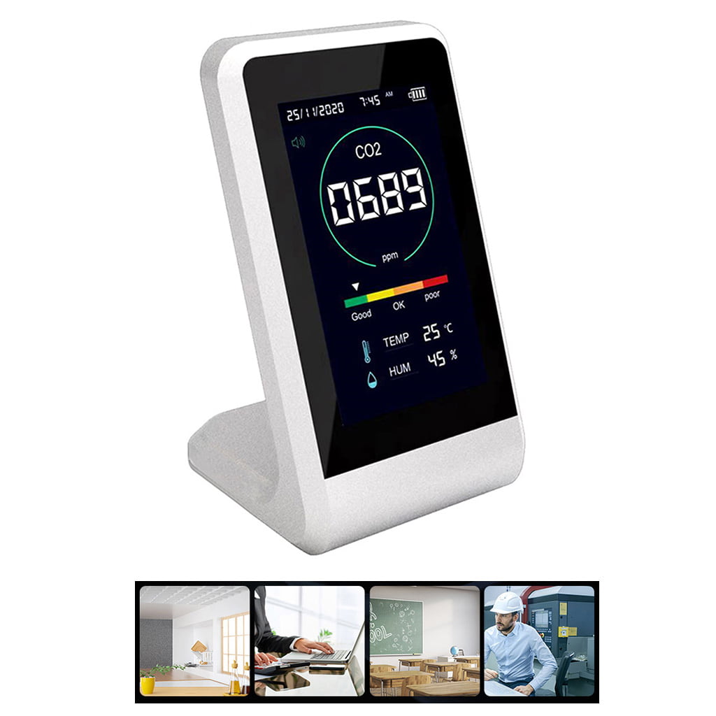 Air Quality Phone APP Monitor CO2 Formaldehyde TOVC Carbon Dioxide Temperature 