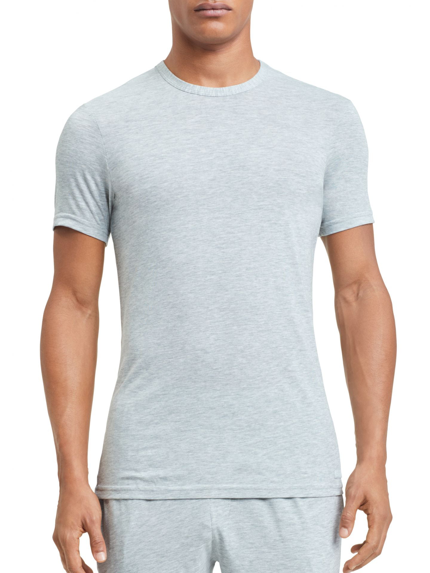 Calvin Klein Men's Launch CK Ultra Soft Modal Crew Neck T-Shirt, White,  XLarge 